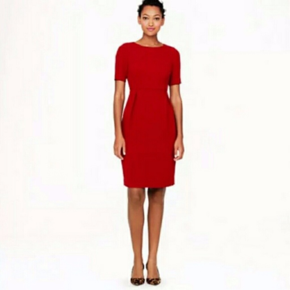 J Crew Red Dress